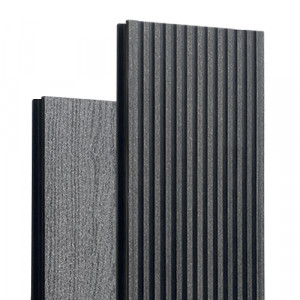 Террасная доска дпк Latitudo Евро Антрацит Террасная доска дпк Latitudo Евро Антрацит